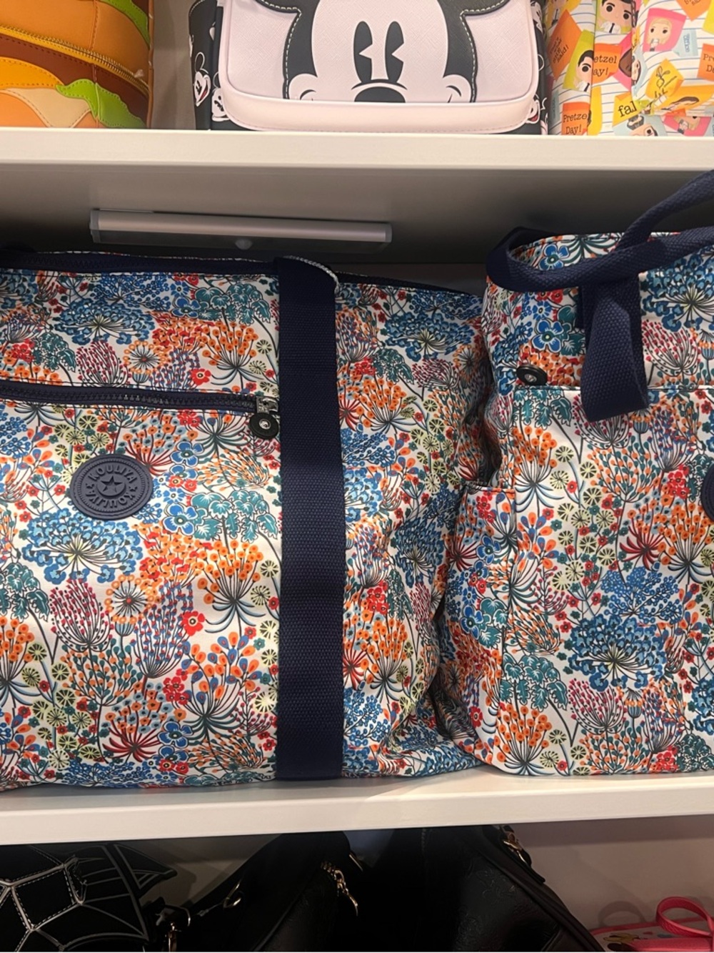 2 Bags Kouliya  duffel bag and tote bag